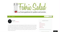Desktop Screenshot of fabricsalad.com